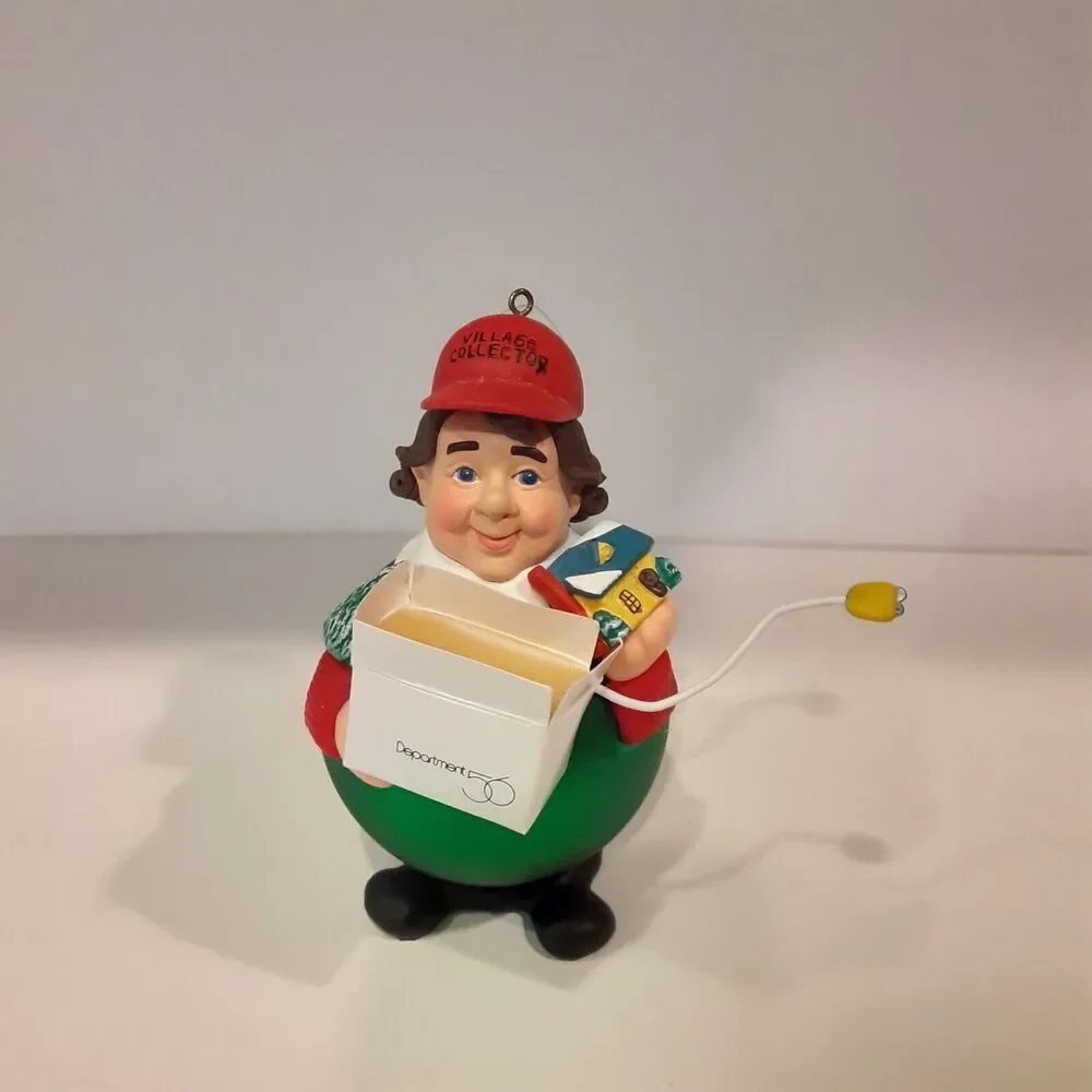 Vintage Dept. 56 Village Collector Christmas Ornament Jolly